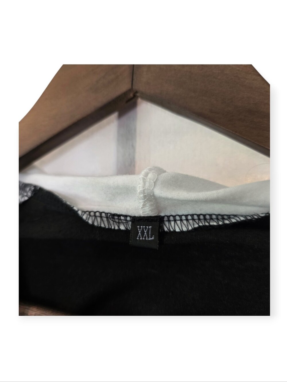 Black Red Buffalo Plaid Colorblock Hoodie XXL - Picture 3 of 6